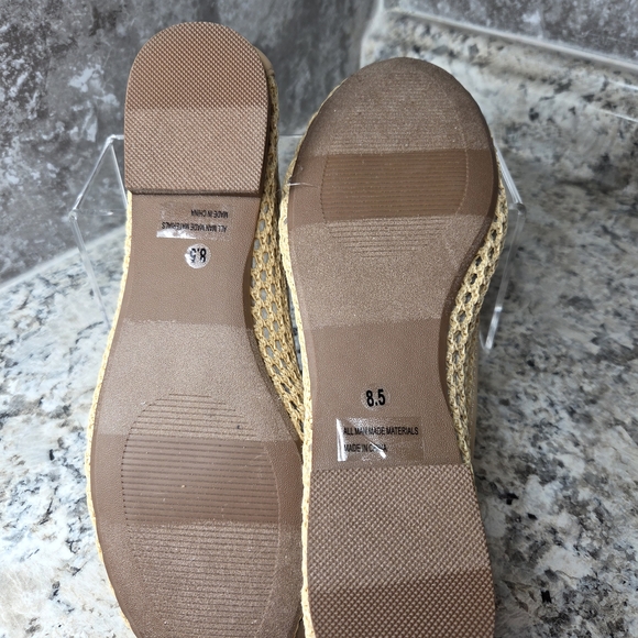 Dolce Vita Tan Woven Loafers - Picture 2 of 4